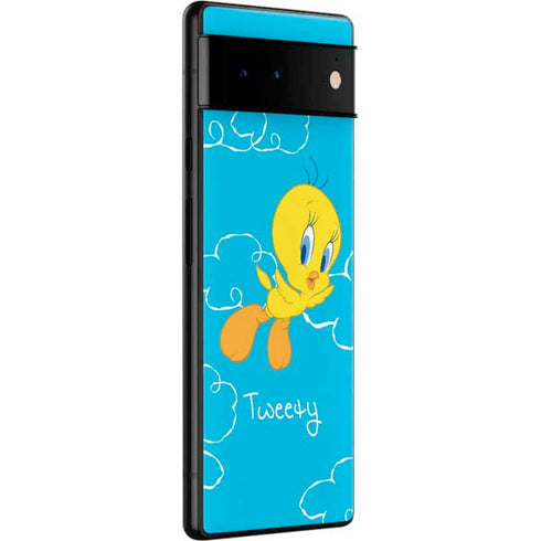 Looney Tunes Tweety Bird Flying Google Pixel 6 Skin